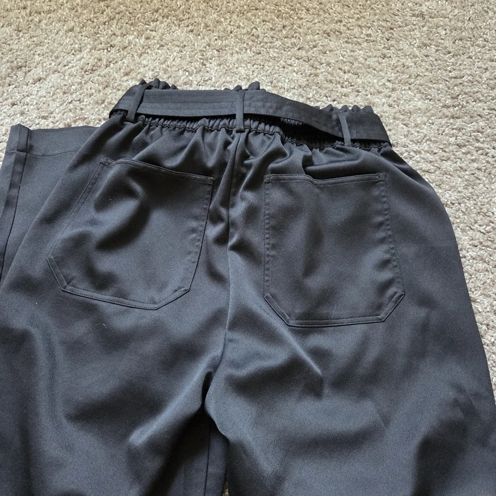 EUC Satin Taper Pants Black - Picture 6 of 12